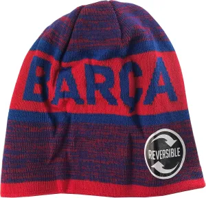 Icon Sports (ICOZ7) FC Barcelona Reversible Haze Team Pom Beanie Blue