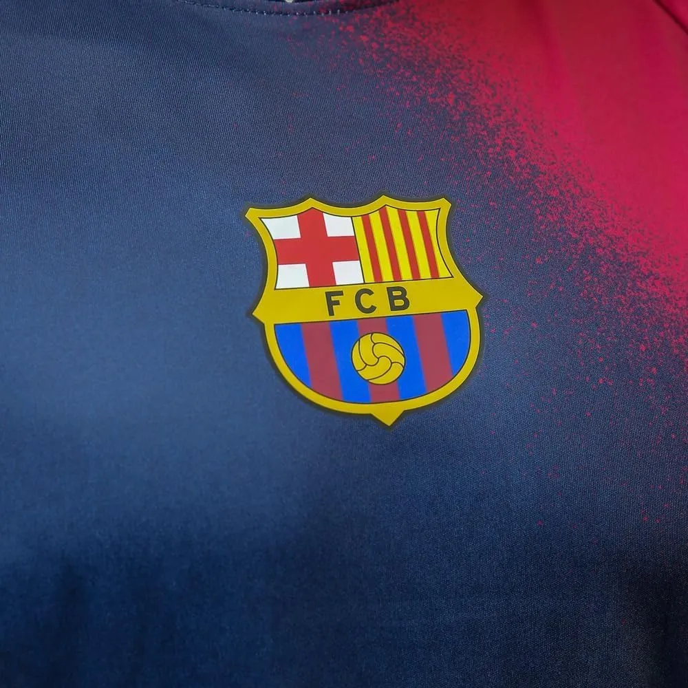 Icon Sports Men Compatible with FC Barcelona Poly Shirt Soccer Jersey -35