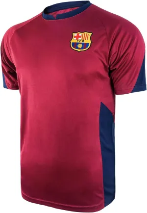 Icon Sports Mens International Soccer Barcelona Short Sleeve Game Polyshirt, Small, Team Color