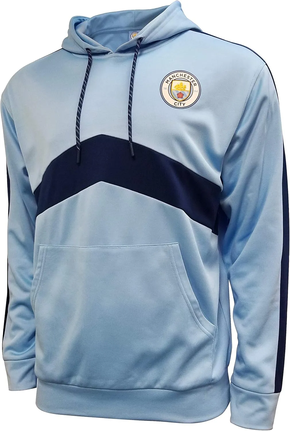 Icon Sports Men’s Pullover Hoodie – Official Soccer Football Club Team Casual Long Sleeve Sweatshirt Sports Active Top