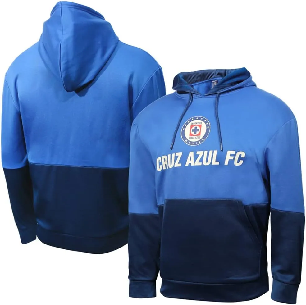 Icon Sports Men’s Pullover Hoodie – Official Soccer Football Club Team Casual Long Sleeve Sweatshirt Sports Active Top
