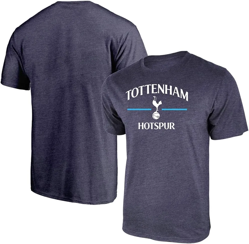 Icon Sports Mens Tottenham World Soccer Team Graphic Print Short Sleeve Cotton T-Shirt