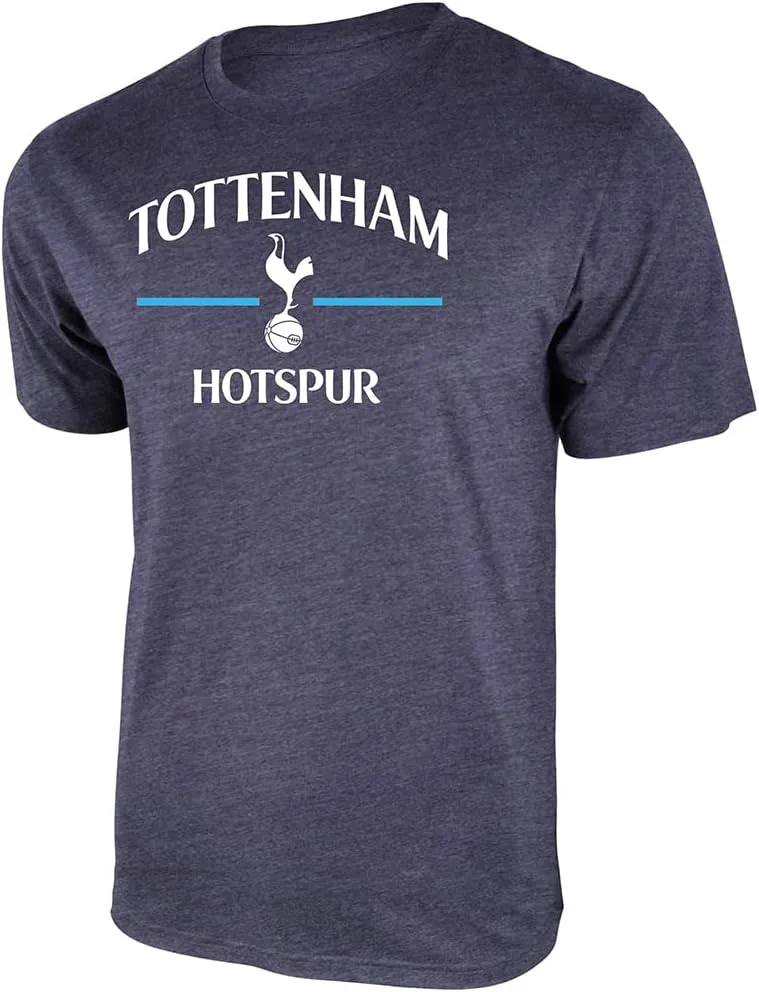 Icon Sports Mens Tottenham World Soccer Team Graphic Print Short Sleeve Cotton T-Shirt