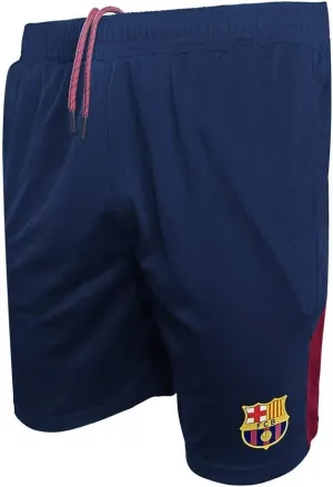 Icon Sports Youth Compatible with FC Barcelona Officially Licensed Poly Soccer Shorts -02
