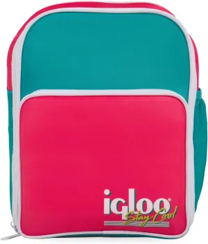 Igloo Retro Mini Convertible Backpack Cooler, Crossbody Bag with Hydration Pocket