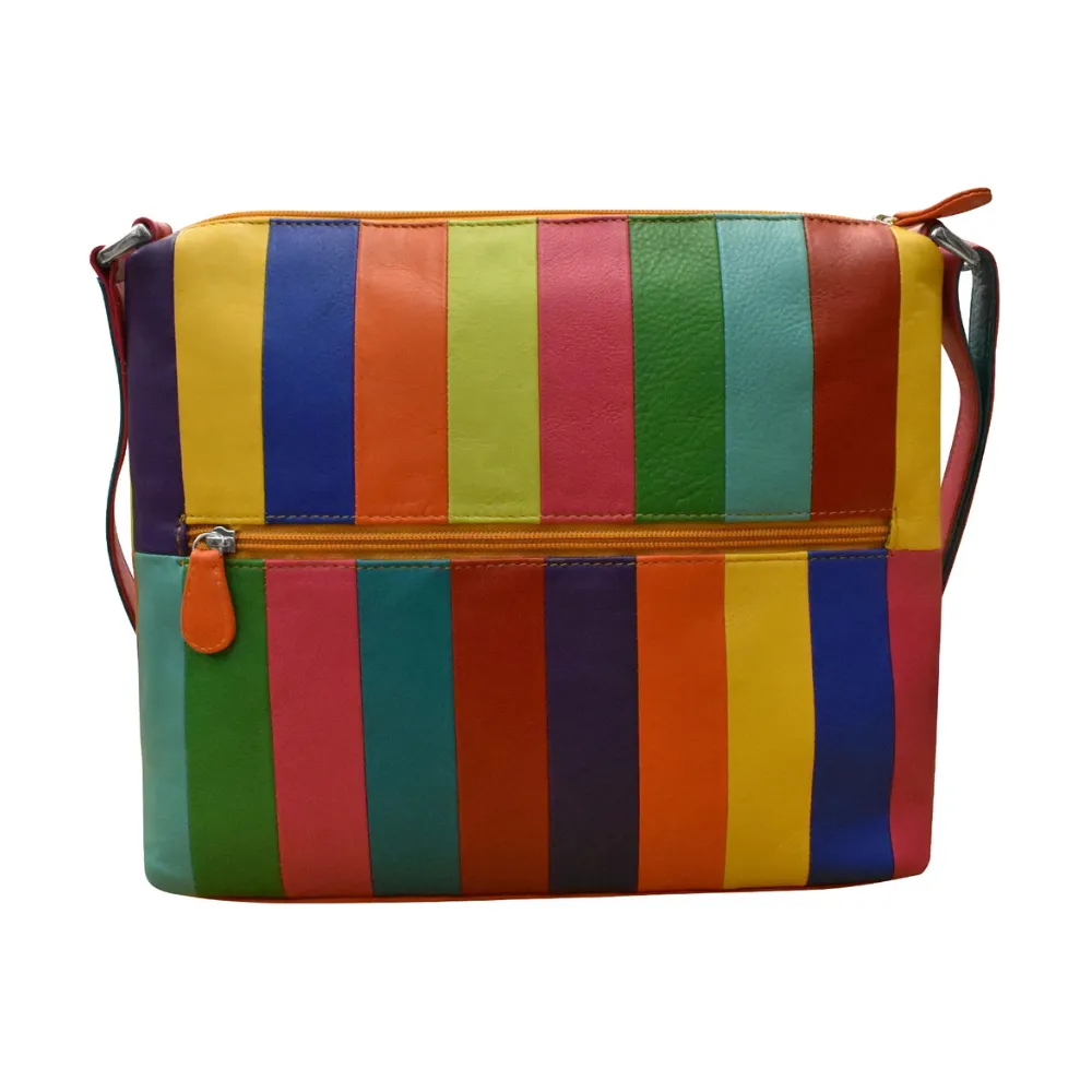 Ili New York Dolce Linea Rainbow Messenger Bag (Women's)