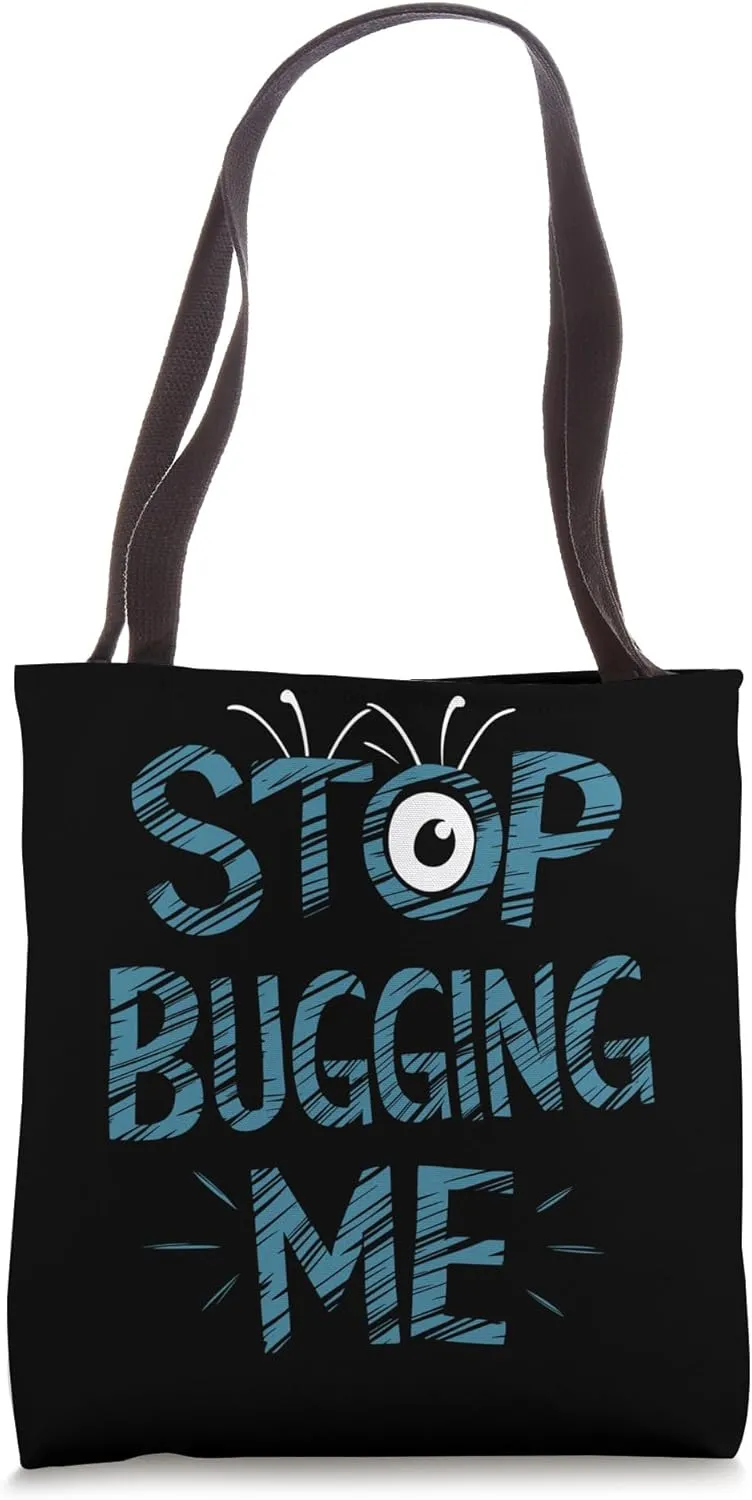 Insect humor Funny mosquito Ant picnic Bug repellent Tote Bag