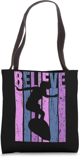Inspirational Girls Surfer Birthday Team Surfing Tote Bag