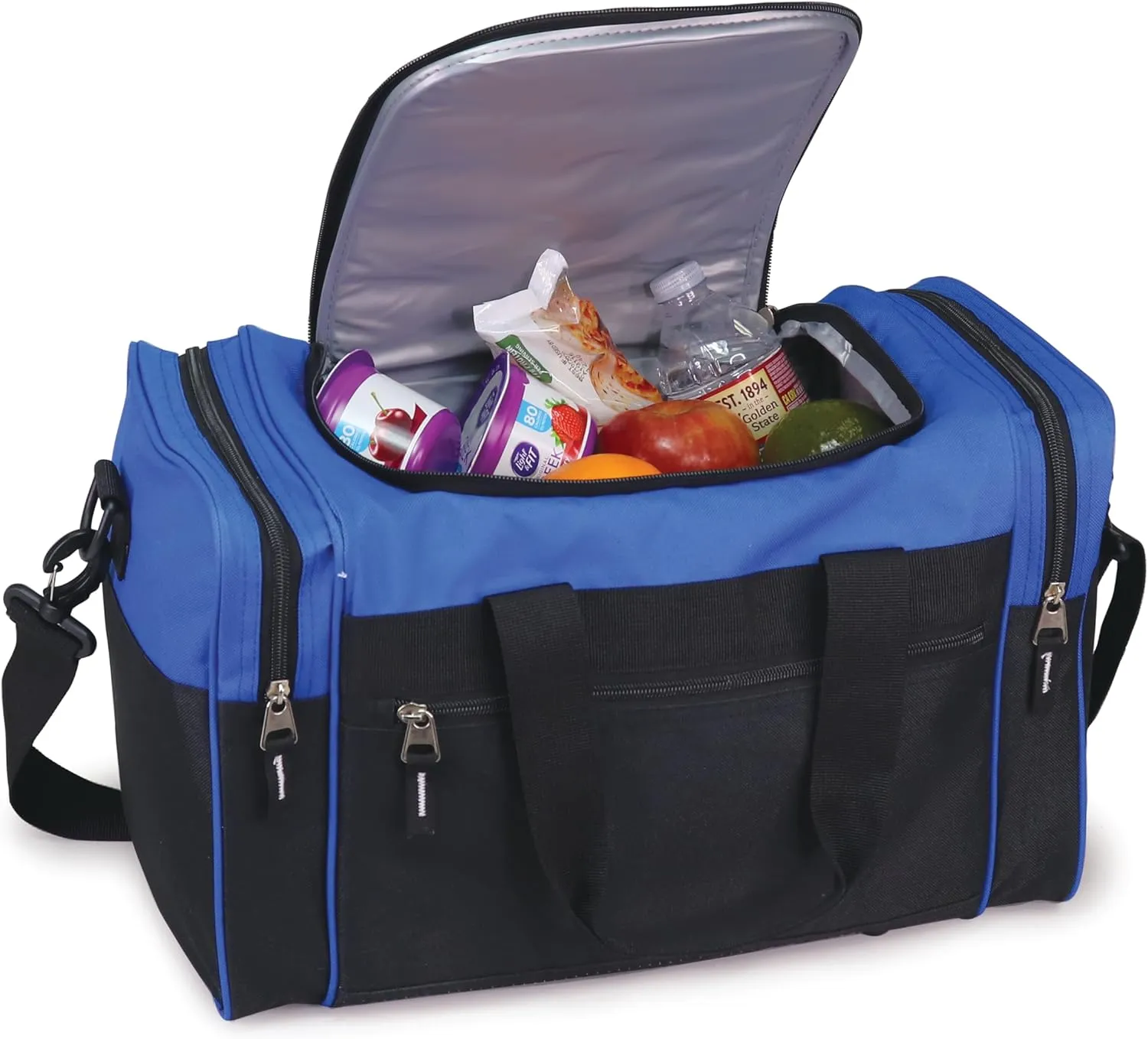 Insulated 25L Cooler Duffel Bag | Portable Camping Beach Travel Cooler | 30 Can Capacity, Multiple Pockets, Shoulder Strap