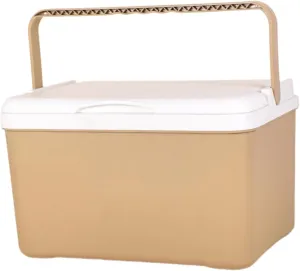 Insulated Cooler Box Hard Coolers Portable Large Capacity Ice Chest Ice Retention Cooler for Outdoor Party Hiking BBQ Camping