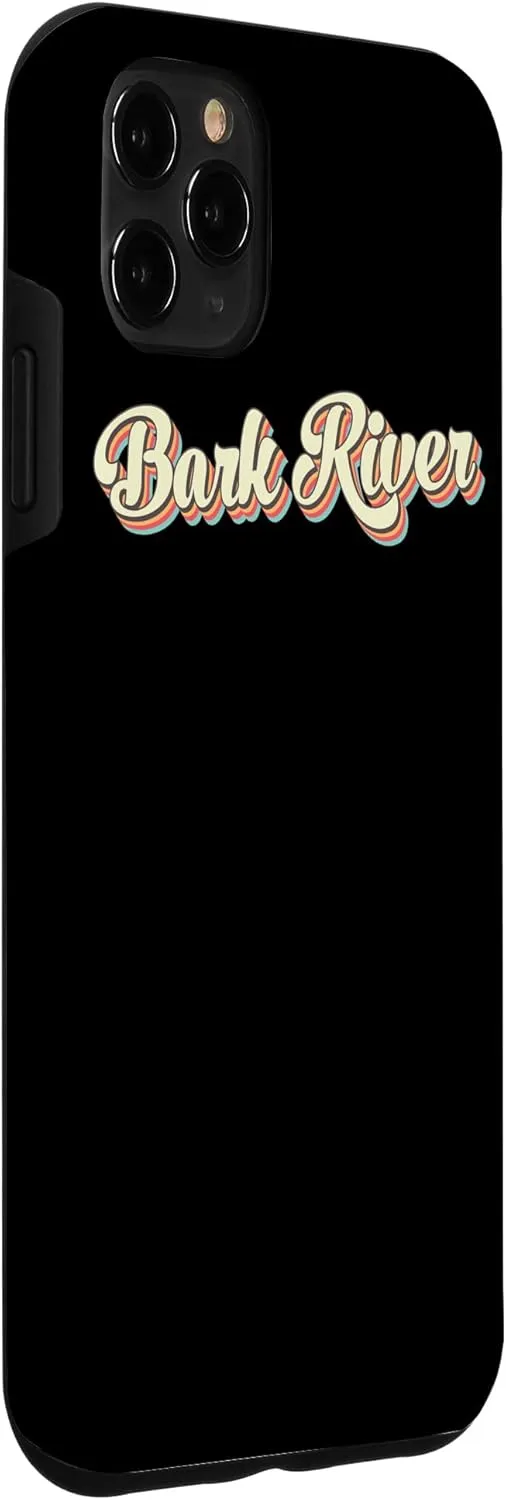 iPhone 11 Pro Max Bark River TShirt Retro Art Baseball Font Vintage Case