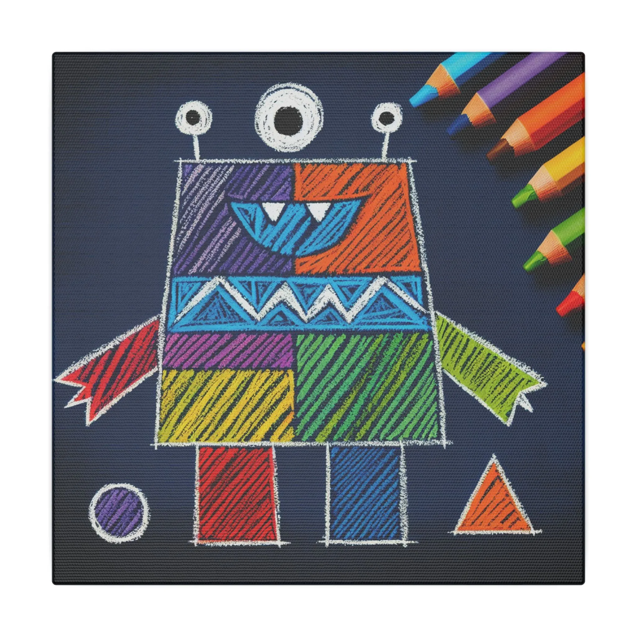 Jaxon Brushstrokes I - Canvas