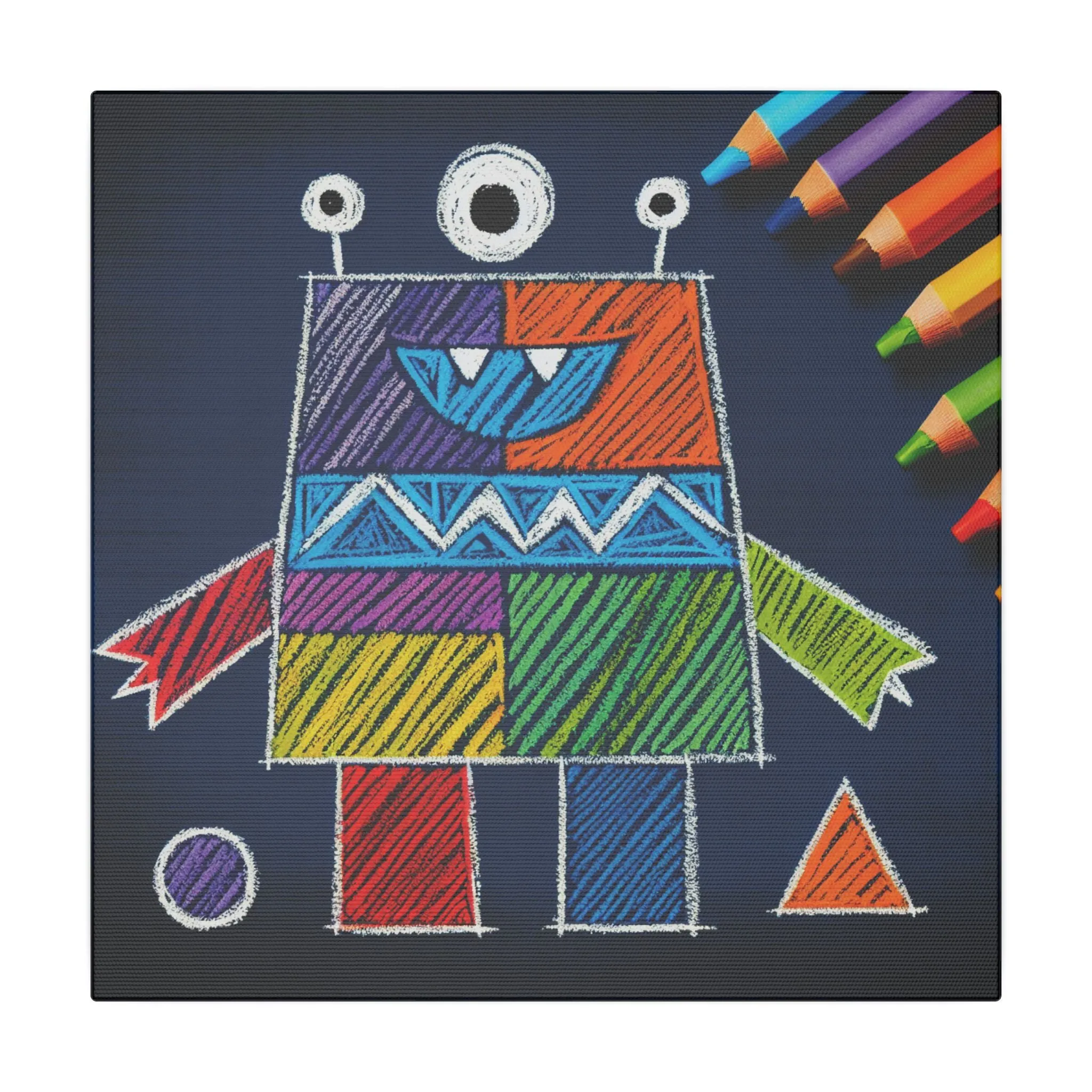 Jaxon Brushstrokes I - Canvas