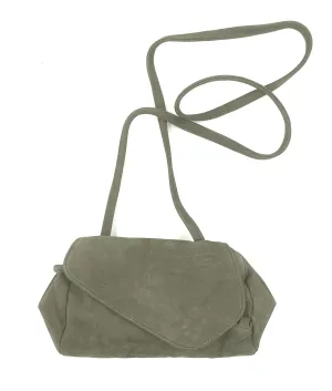 Josephine Crossbody Bag in Gray Suede