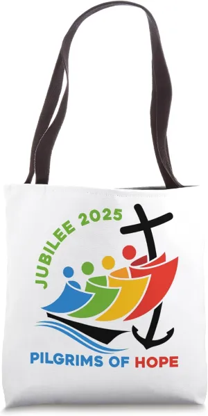 Jubilee 2025 Pilgrims of Hope for Faith Journey Tote Bag