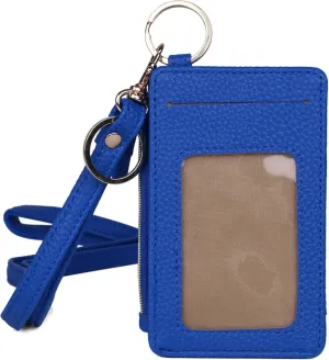 Julia Buxton Solid Pebble Vegan Leather Everywhere Lanyard