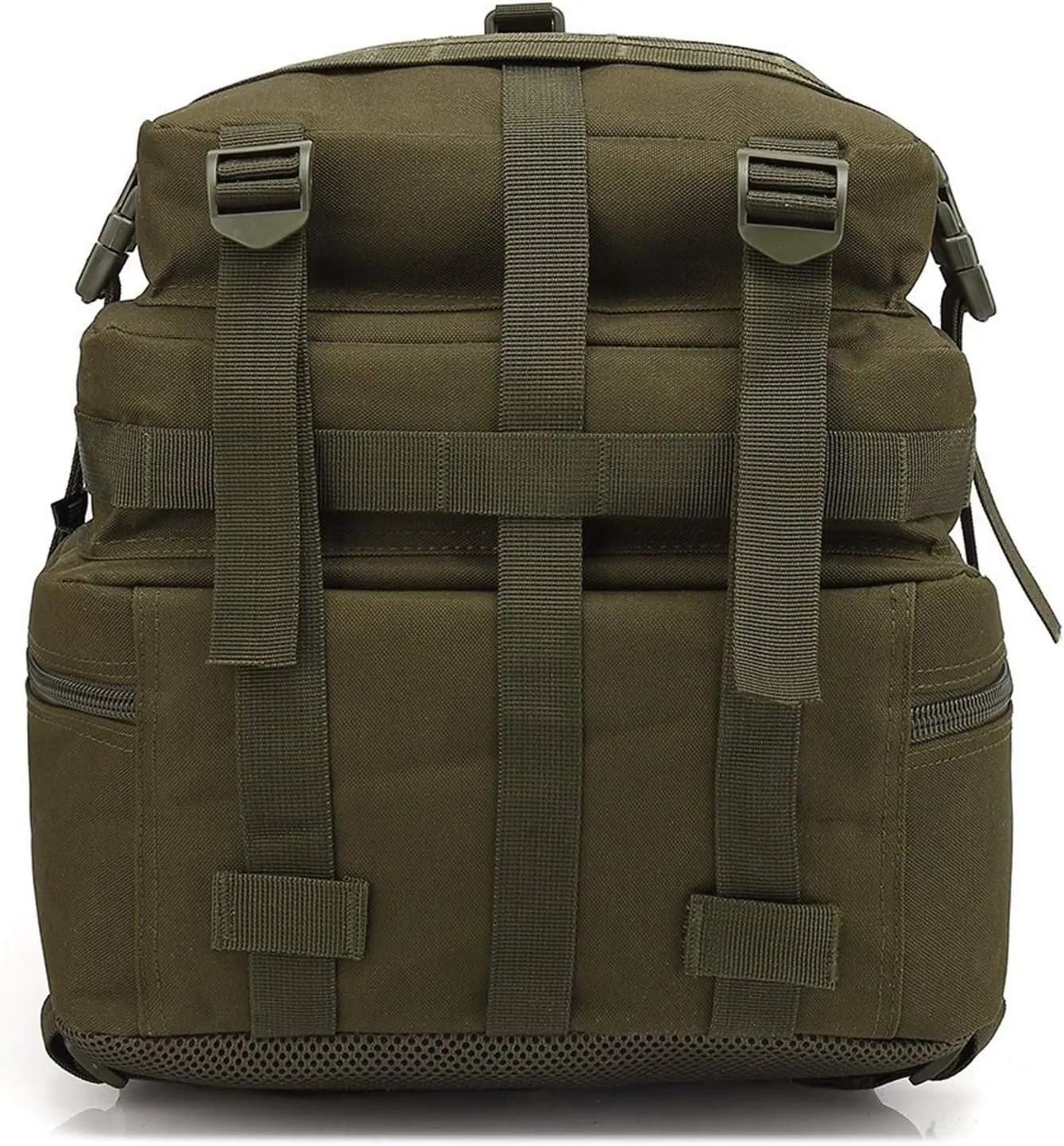 Jungle Leopard 50L Nylon Waterproof Trekking Fishing Hunting Bag Backpack Outdoor Military Rucksacks Tactical Sports Camping Hiking (Color : TBP001-Khaki)