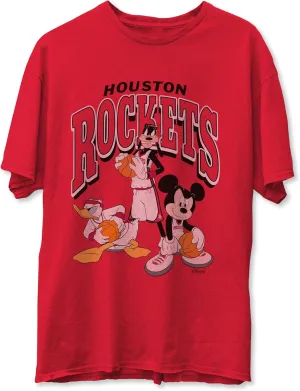 Junk Food Clothing Houston Rockets Mickey and Friends Tee