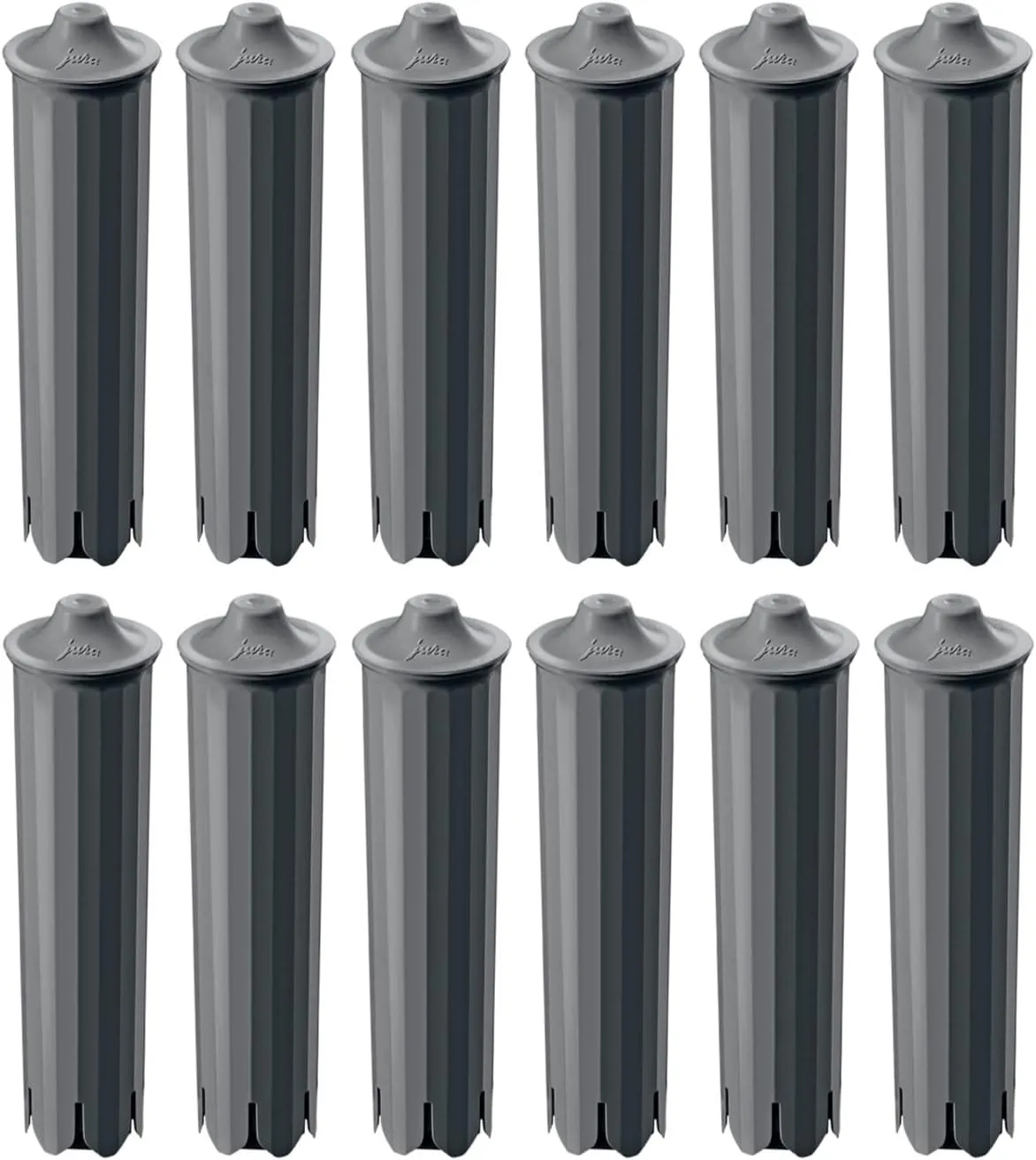 Jura CLEARYL Smart Filter Cartridge (Gray, 12-Pack) Bundle (12 Items)
