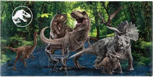 Jurassic World Family Reunion Beach Towel Super Soft Cotton 28" x 58"