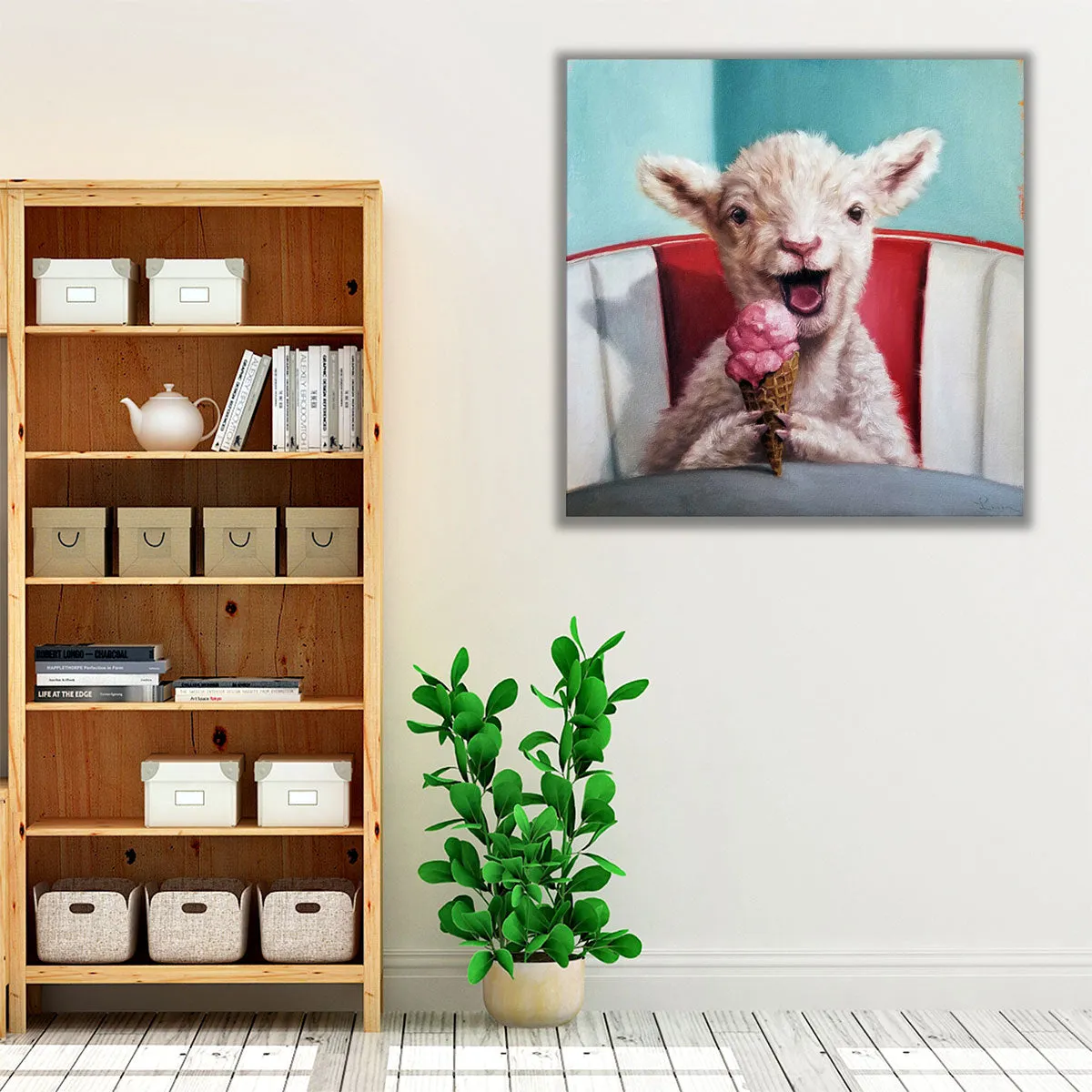 Kiddie Cone - Canvas Print Wall Art