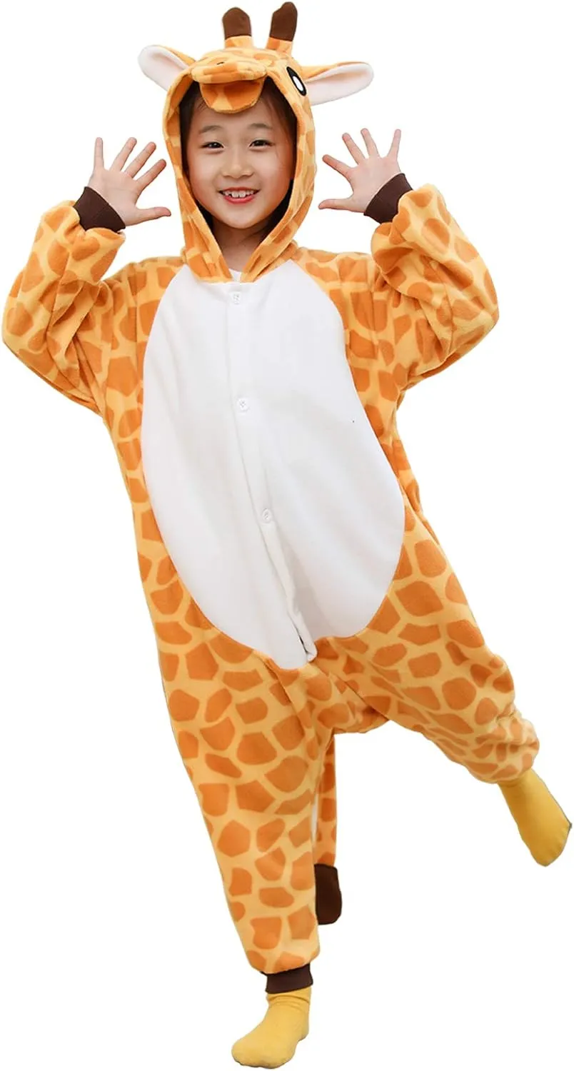 Kids Animal Onesie Pajamas Cosplay Costume Halloween Sleepwear