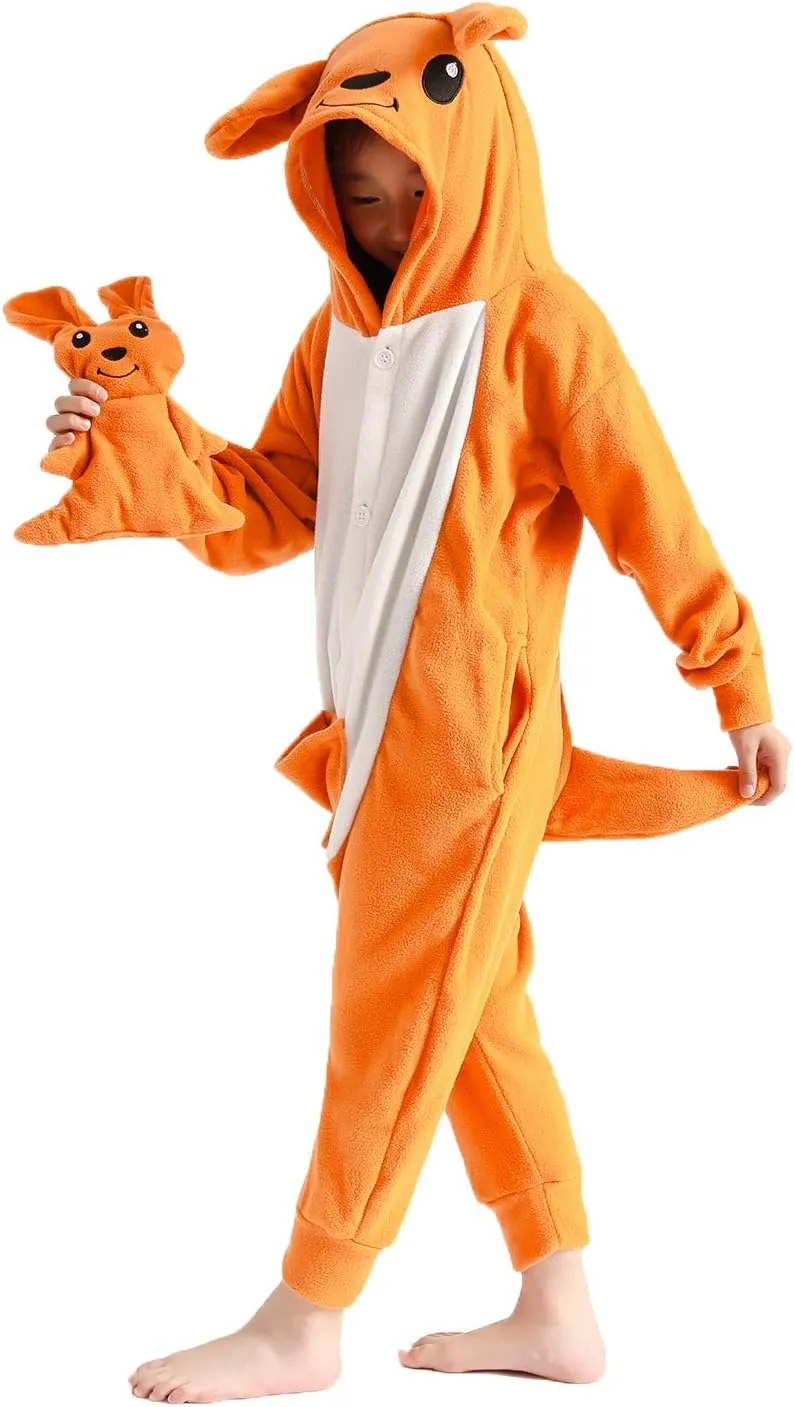 Kids Animal Onesie Pajamas Cosplay Costume Halloween Sleepwear