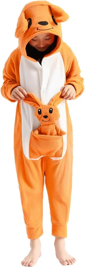 Kids Animal Onesie Pajamas Cosplay Costume Halloween Sleepwear