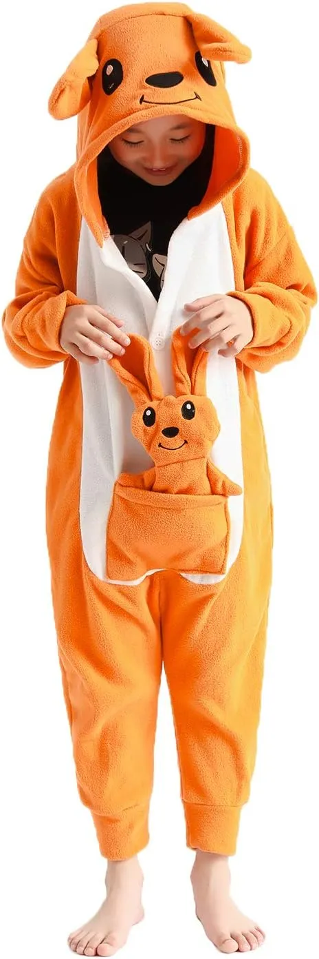 Kids Animal Onesie Pajamas Cosplay Costume Halloween Sleepwear