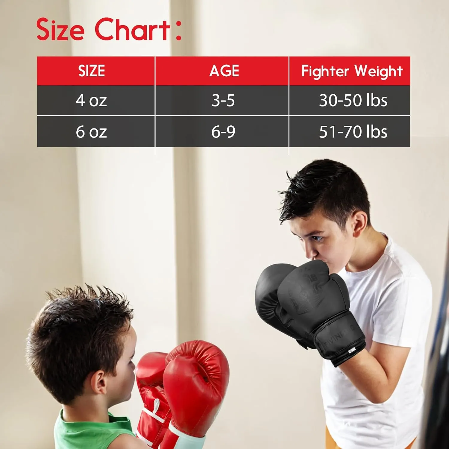 Kids Boxing Gloves for Boys and Girls,Youth Boxing Training Gloves for 3-15,Kids Sparring Boxing Gloves for Punching Bag, Kickboxing, Muay Thai, MMA