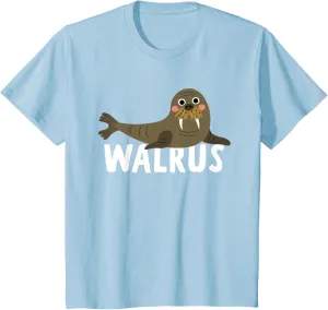 Kids Walrus Shirt For Boys Or Girls | Cute Walrus Gift T-Shirt