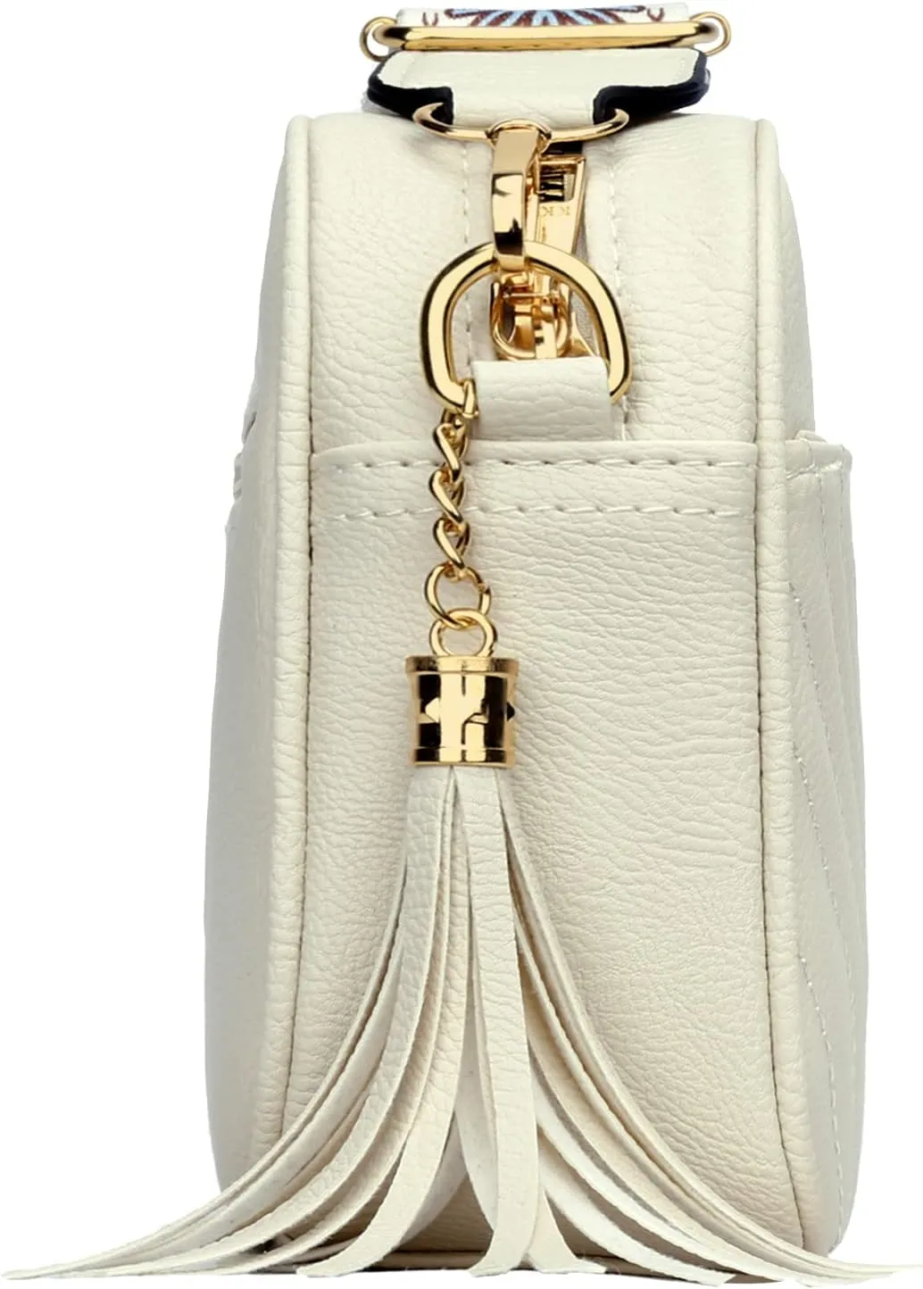 KKXIU Quilted Small Crossbody Bag for Women and Teen Girls Stylish Shoulder Purse with Wide Strap