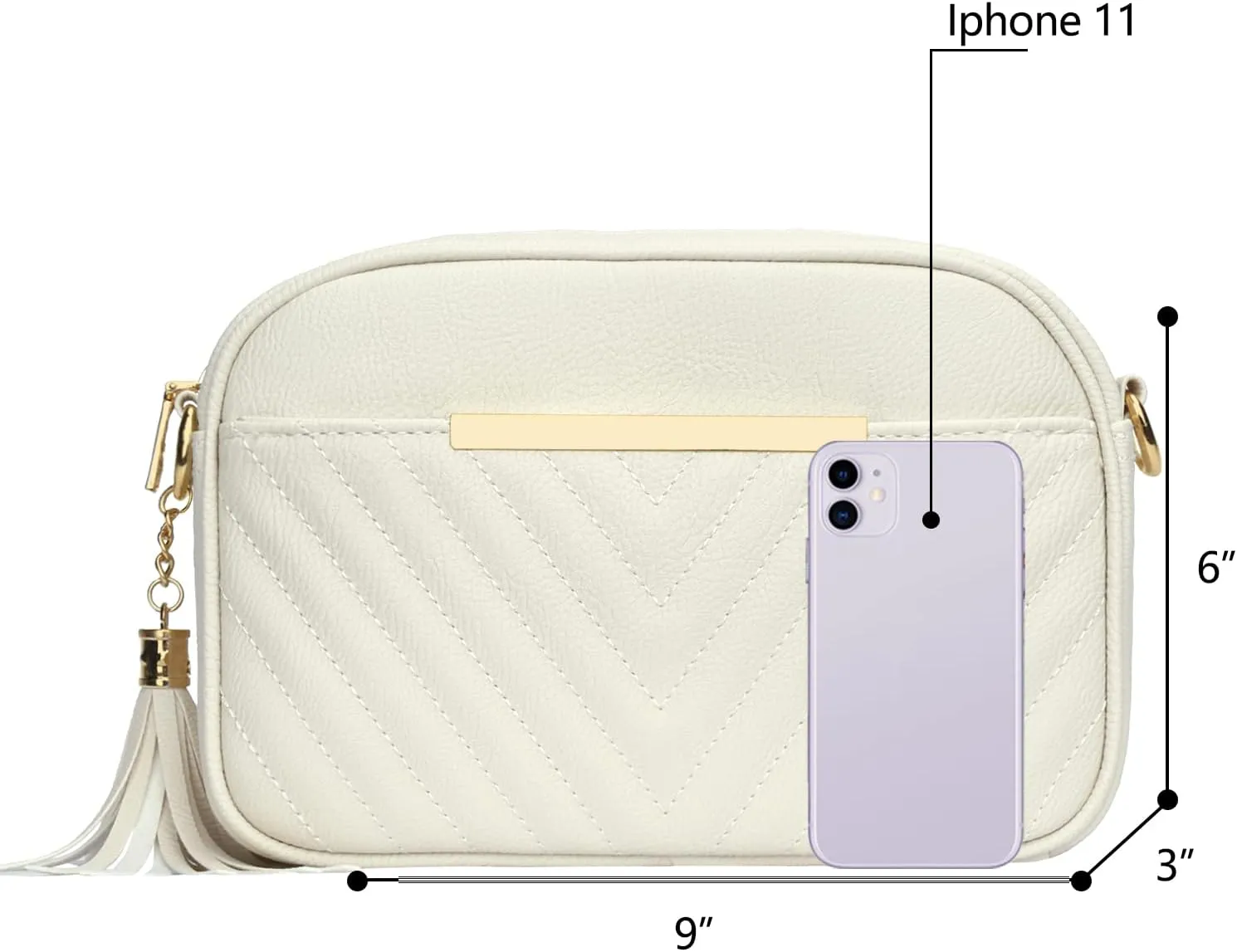 KKXIU Quilted Small Crossbody Bag for Women and Teen Girls Stylish Shoulder Purse with Wide Strap