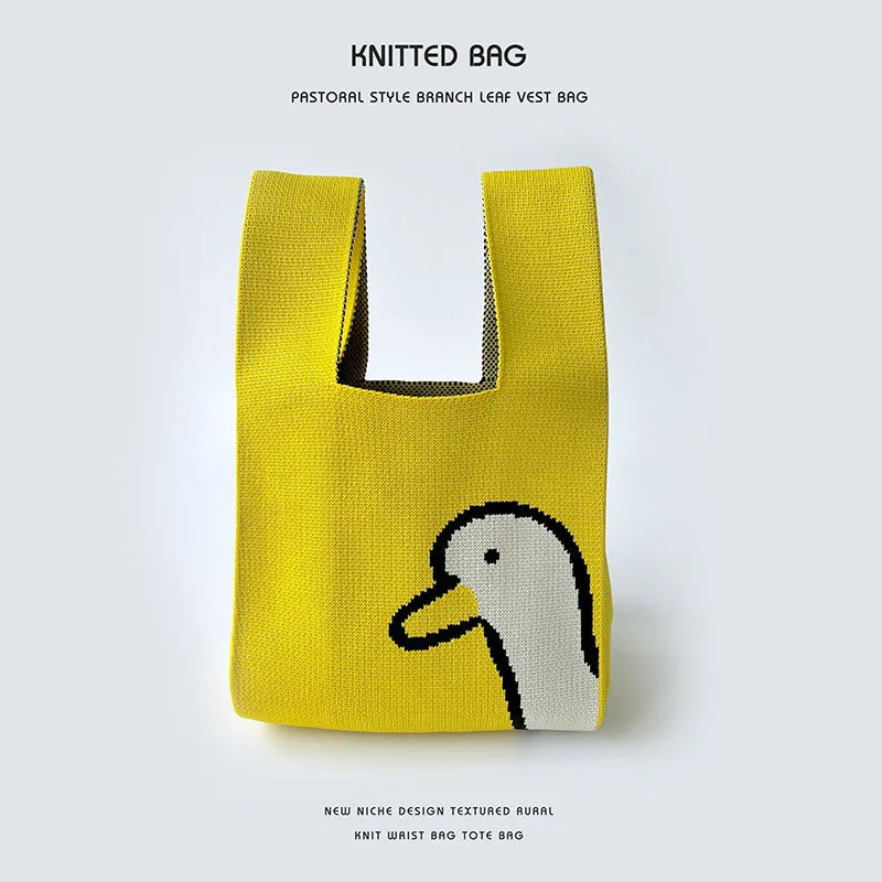 Knitted Bag - Animals