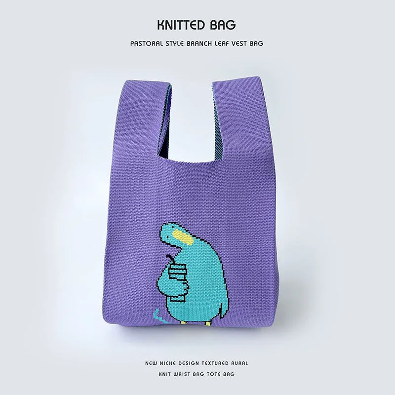 Knitted Bag - Animals