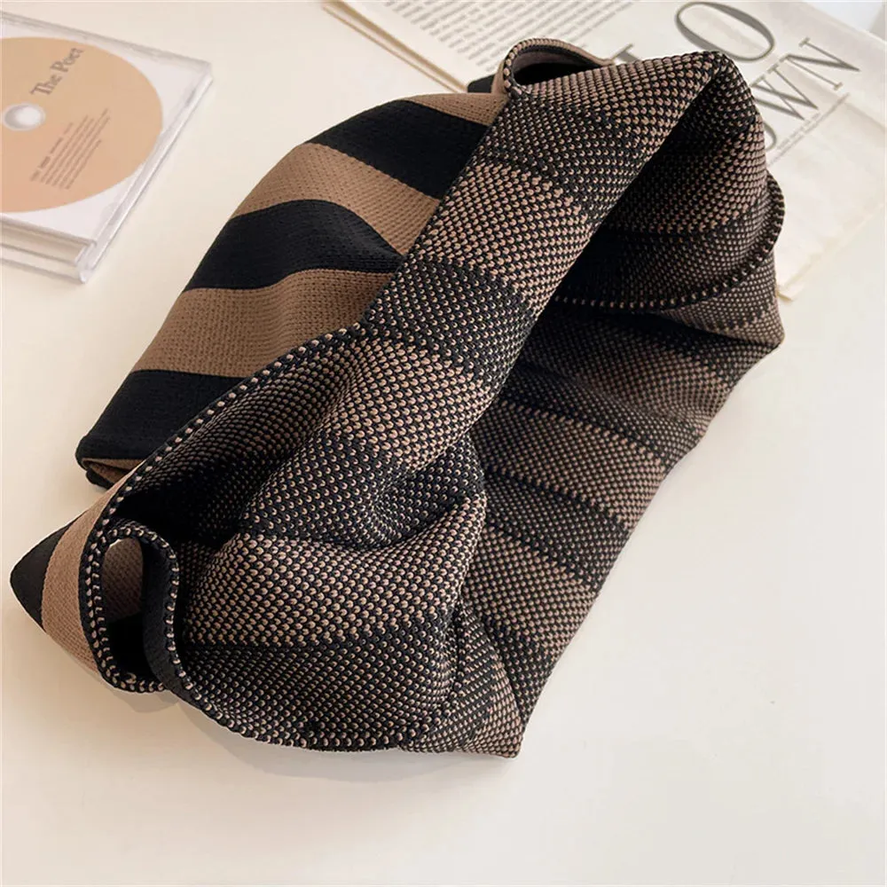 Knitted Bag - Mix Stripes