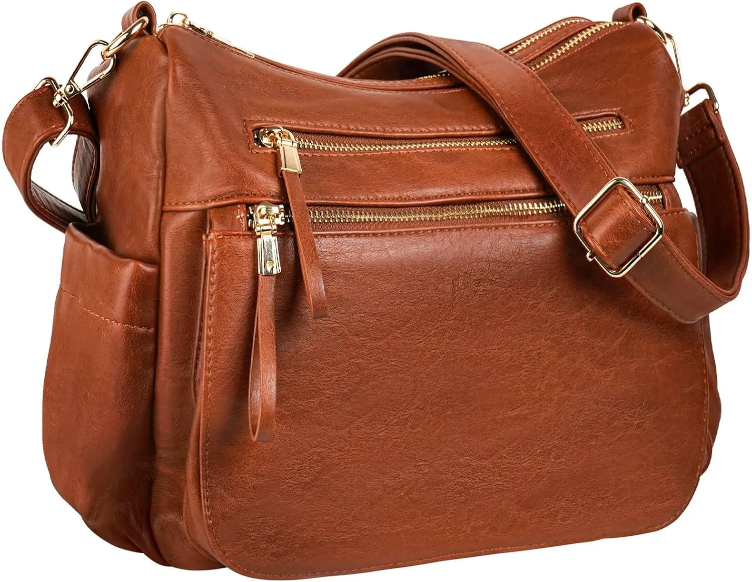 KOGTLA Women's Crossbody Shoulder Bag Roomy Multi Pockets Purse Handbag Travel Satchel Hobo Messenger Bag