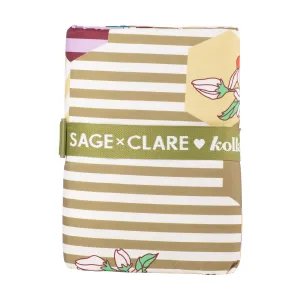 Kollab | Holiday Fringed Picnic Mat | Sage x Clare Portofino