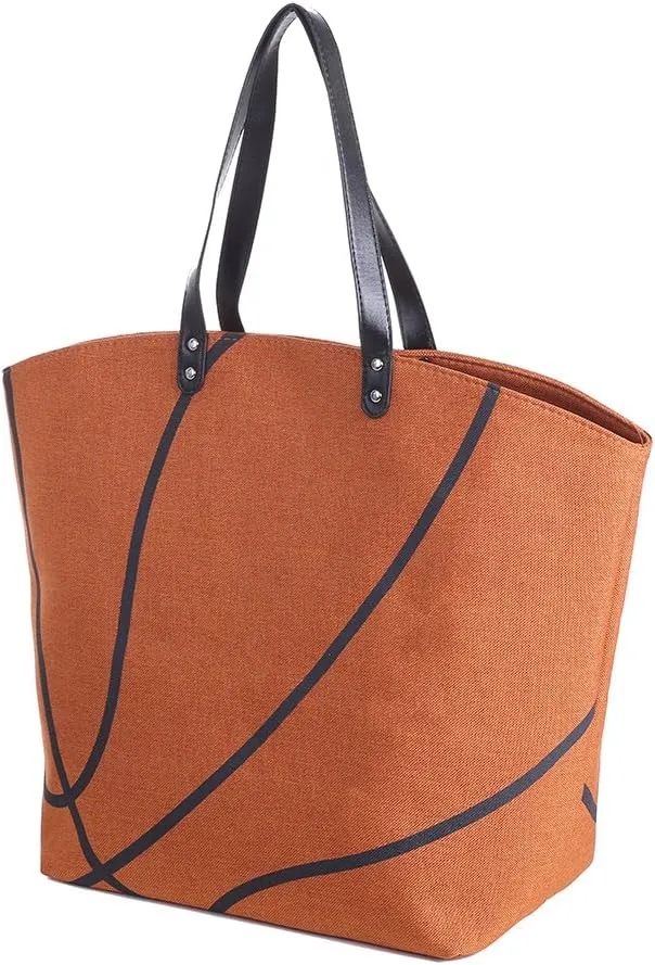 Large Baseball Tote Bag Sports Prints Utility Tote Beach Bag Travel Bag