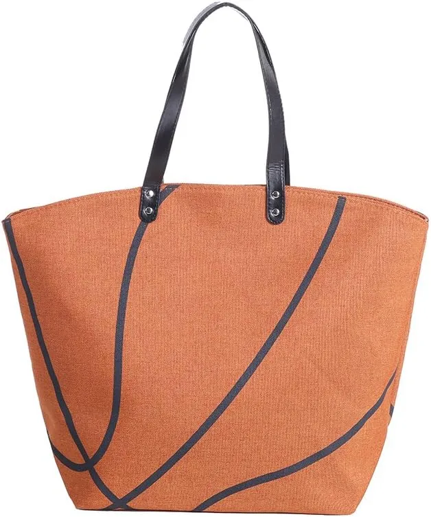 Large Baseball Tote Bag Sports Prints Utility Tote Beach Bag Travel Bag