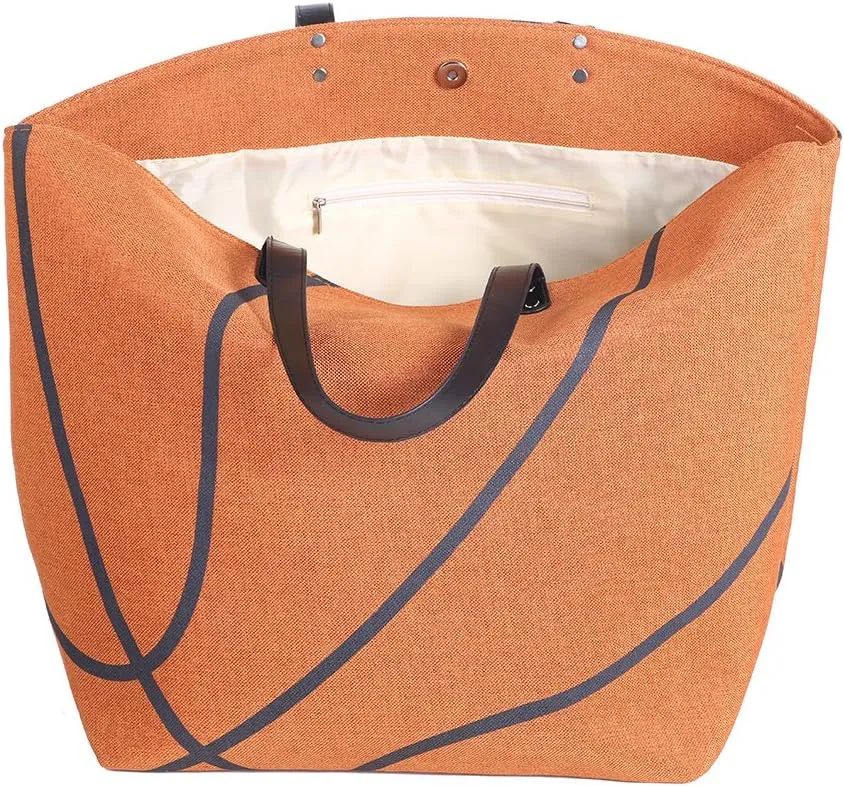Large Baseball Tote Bag Sports Prints Utility Tote Beach Bag Travel Bag