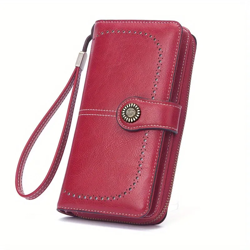 Large Capacity | Retro RFID Travel Wallet