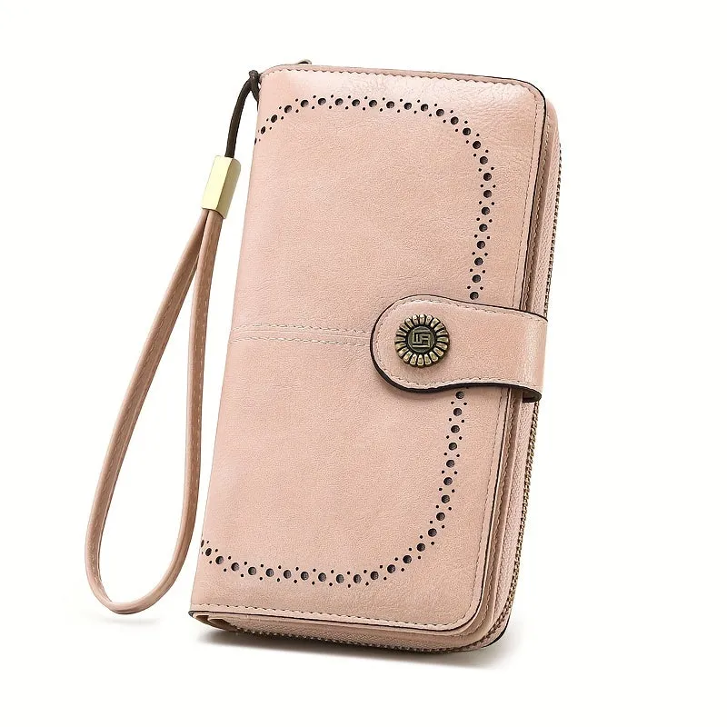 Large Capacity | Retro RFID Travel Wallet