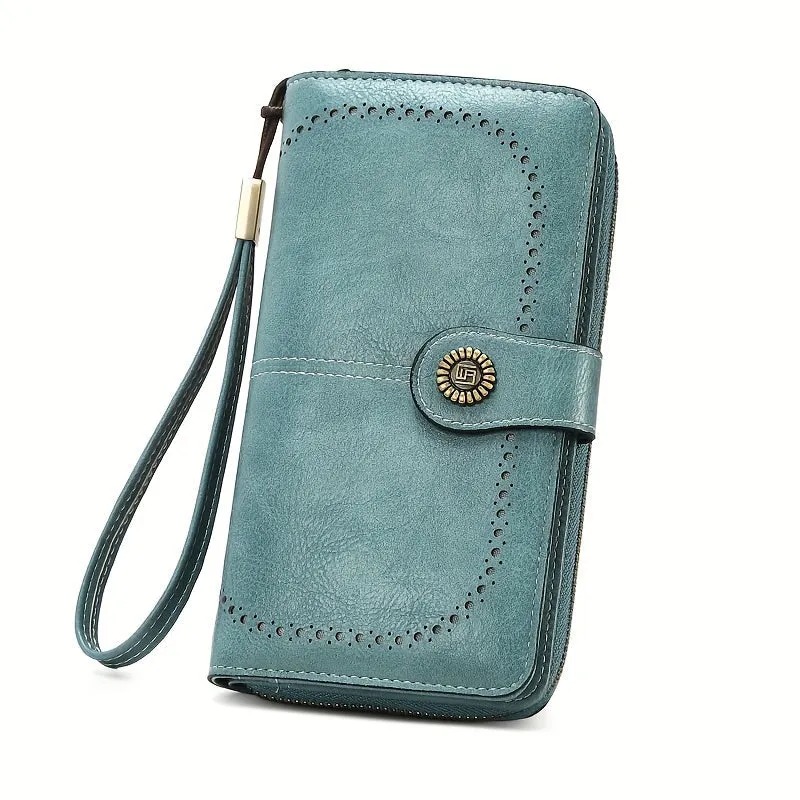 Large Capacity | Retro RFID Travel Wallet