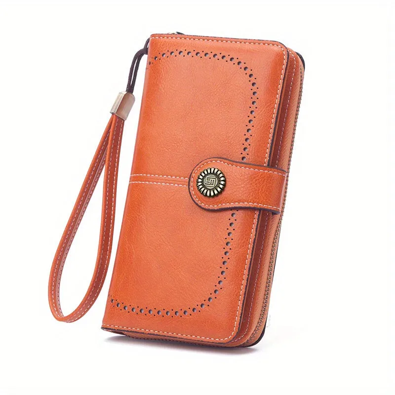 Large Capacity | Retro RFID Travel Wallet