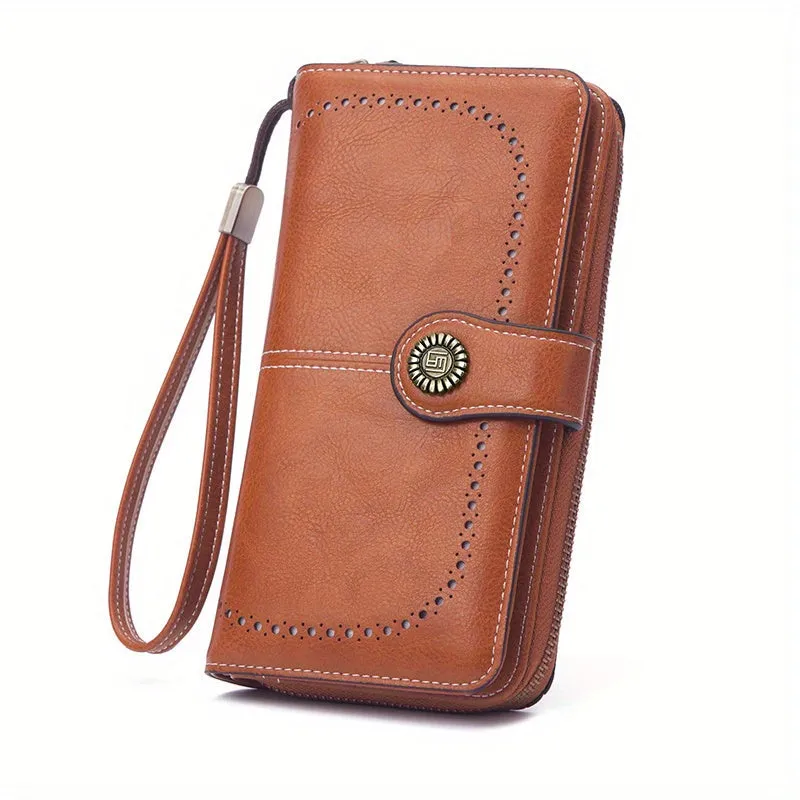 Large Capacity | Retro RFID Travel Wallet