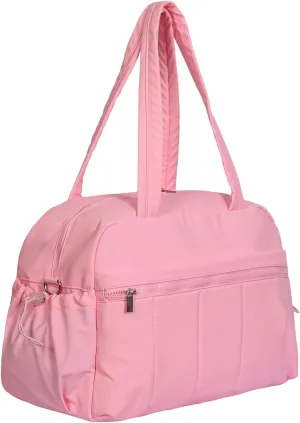 Large Gym Duffel Bag for Women, 28L Waterproof Travel Tote with Shoe Compartment, 8 Pockets, Detachable Shoulder Strap -Sports,Mother's Day gift Beach, Overnight Weekender (Pink, X-large)