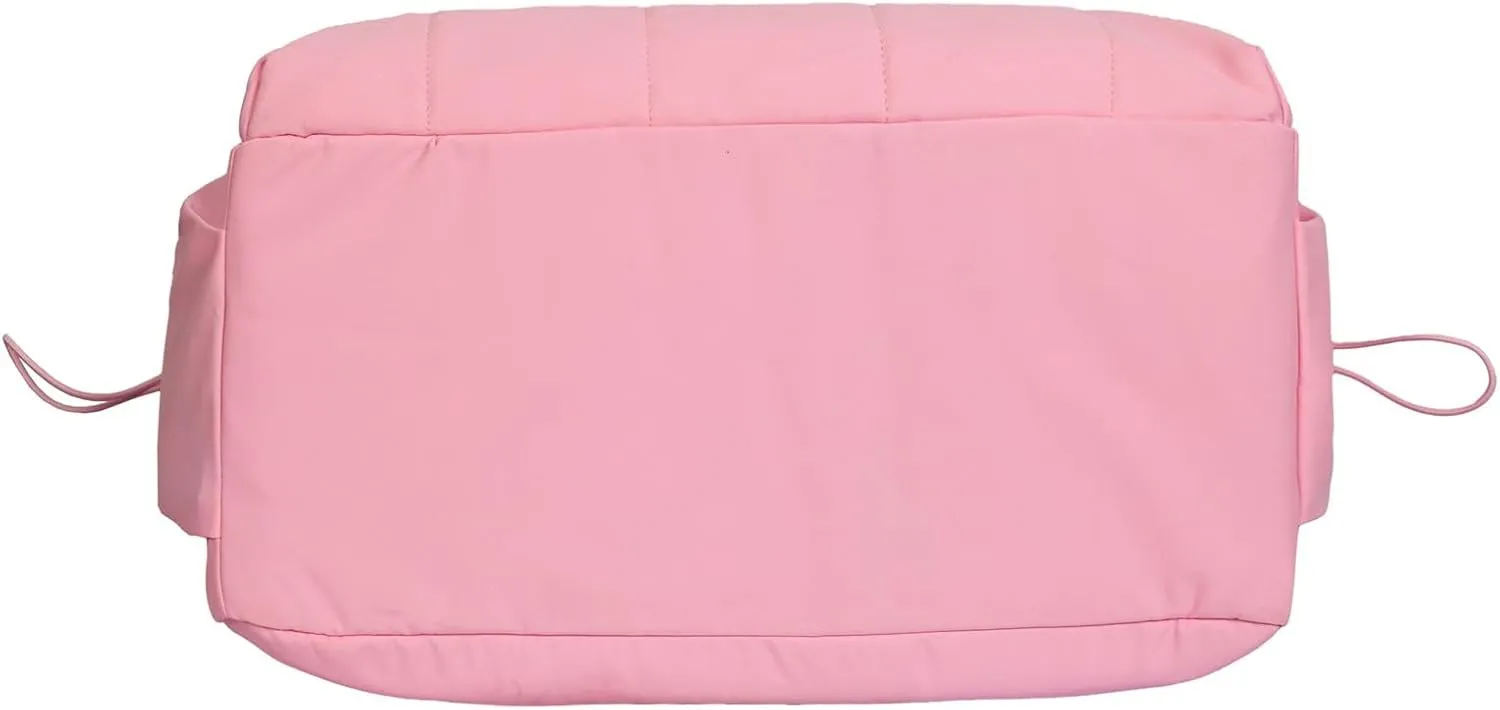 Large Gym Duffel Bag for Women, 28L Waterproof Travel Tote with Shoe Compartment, 8 Pockets, Detachable Shoulder Strap -Sports,Mother's Day gift Beach, Overnight Weekender (Pink, X-large)
