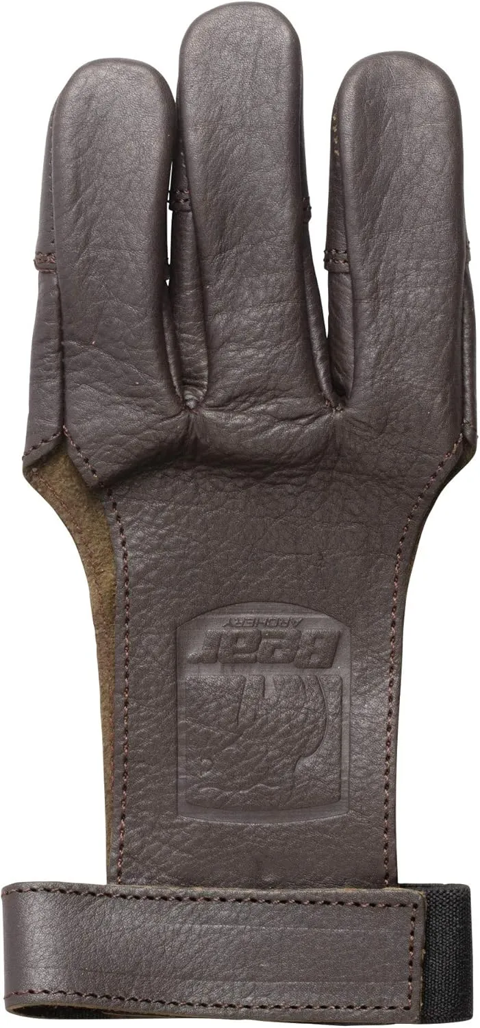 Leather 3 Finger Shooting Glove