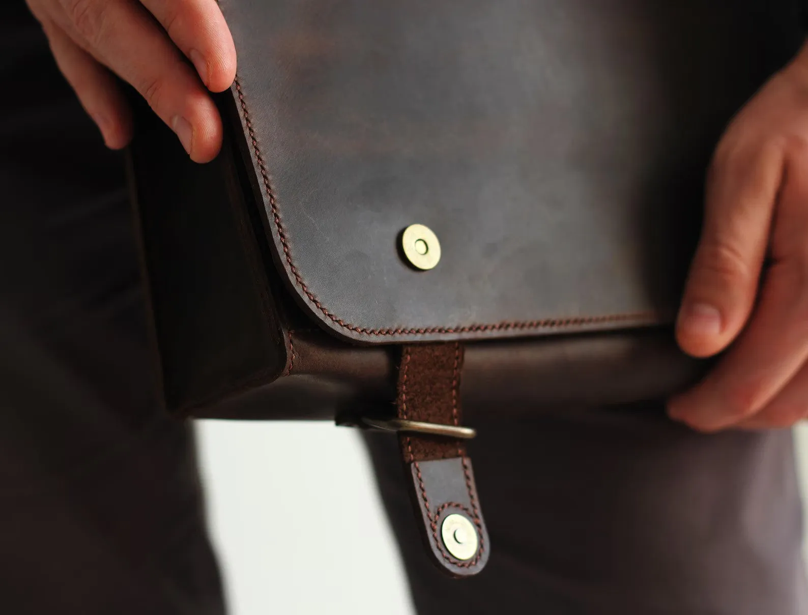 Leather Laptop Bag, Leather Shoulder Bag